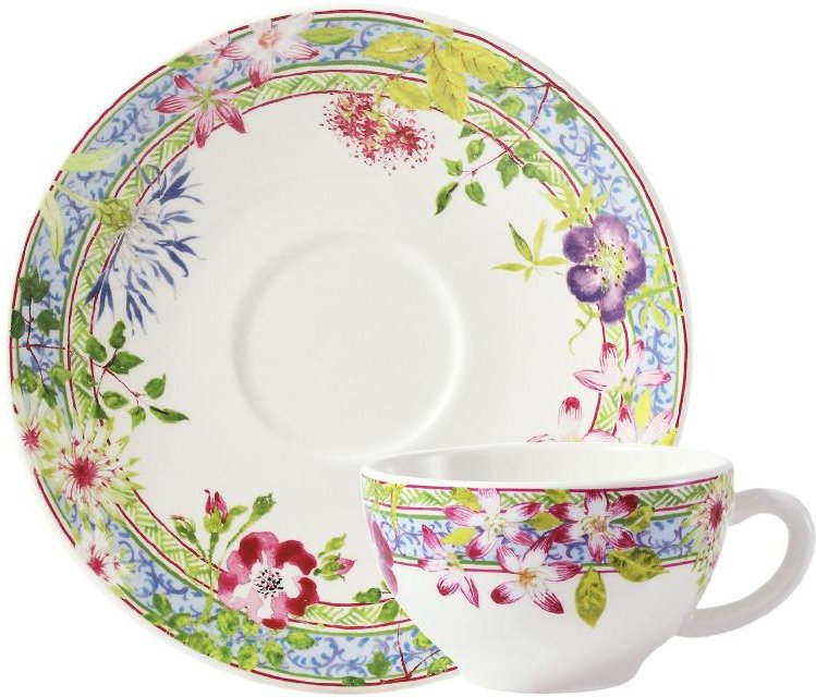 Gien 'Millefleurs' Frühstücks-Untertasse 18 cm