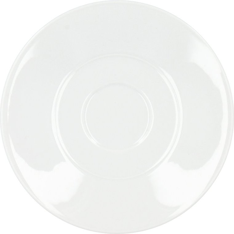 KPM Urania Weiß Mokka Untertasse 13,5 cm