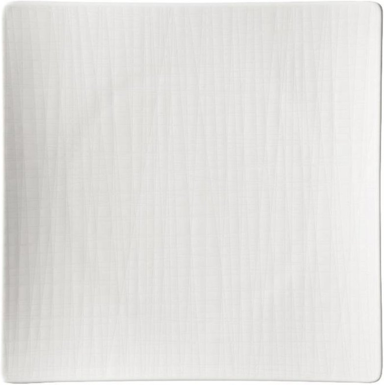 Rosenthal Mesh Weiß Teller quadratisch flach 14 cm
