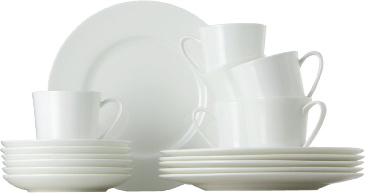 Thumbnail - Rosenthal Jade Weiß Kaffee-Set 18-tlg.