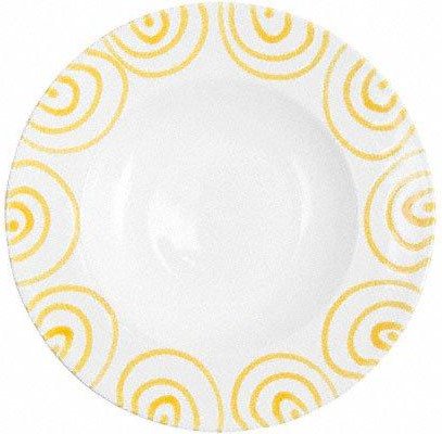 Gmundner Keramik Gelbgeflammt Pastateller Gourmet d: 29 cm / h: 4,5 cm