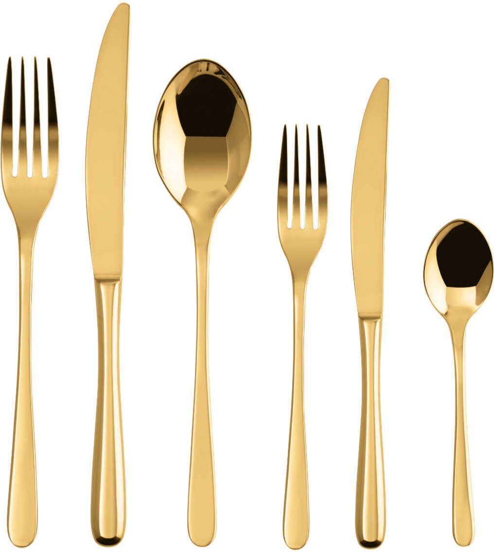 Sambonet Taste - Edelstahl / PVD Gold Besteckset 36-tlg.