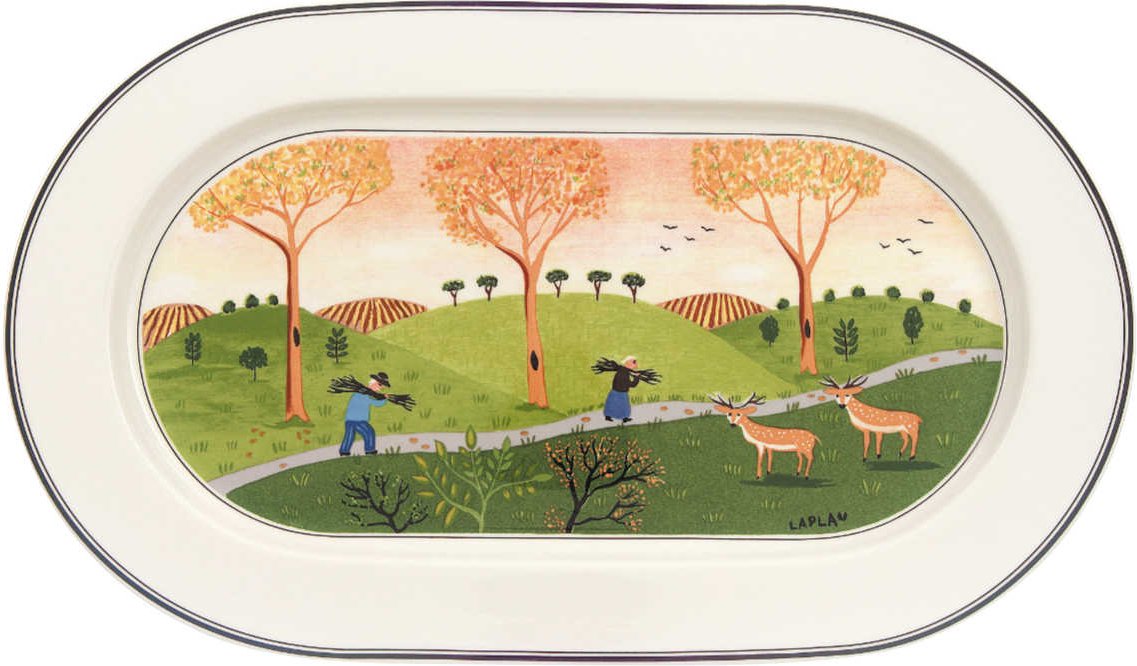 Villeroy & Boch Design Naif Platte oval 34 cm
