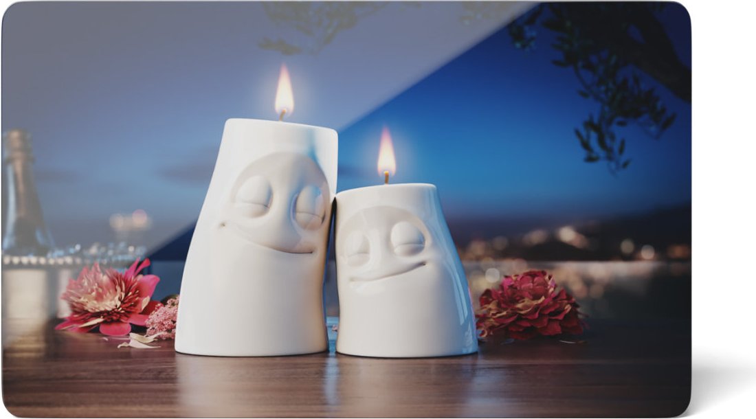 TV Tassen Frühstücksbrettchen Liebesschwur 23x14 cm