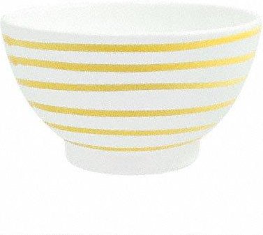 Gmundner Keramik Gelbgeflammt Müslischale groß d: 14 cm / h: 7,8 cm / 0,4 L