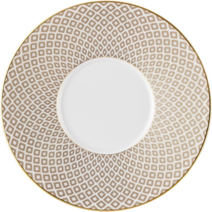 Rosenthal Francis Carreau Beige Kaffee-Untertasse 14 cm