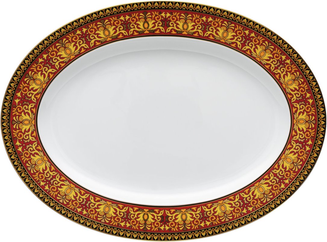 Rosenthal Versace Ikarus Medusa Platte 40 cm