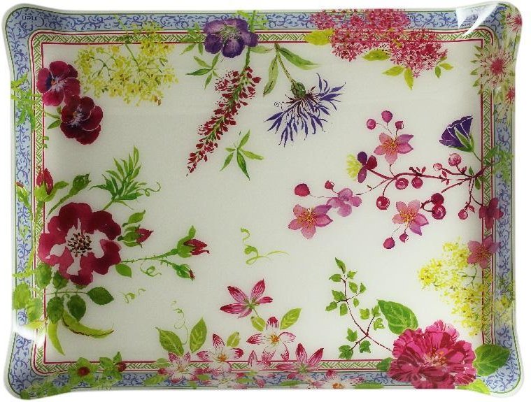 Gien 'Millefleurs' Tablett 46,4 x 36,4 cm