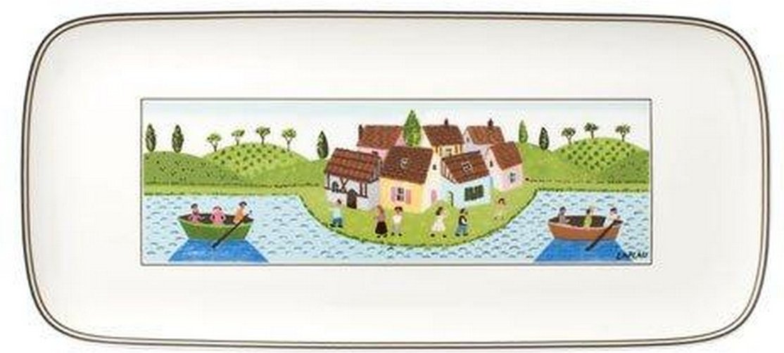 Villeroy & Boch Design Naif - Charm & Breakfast Kuchenplatte eckig 35x16 cm