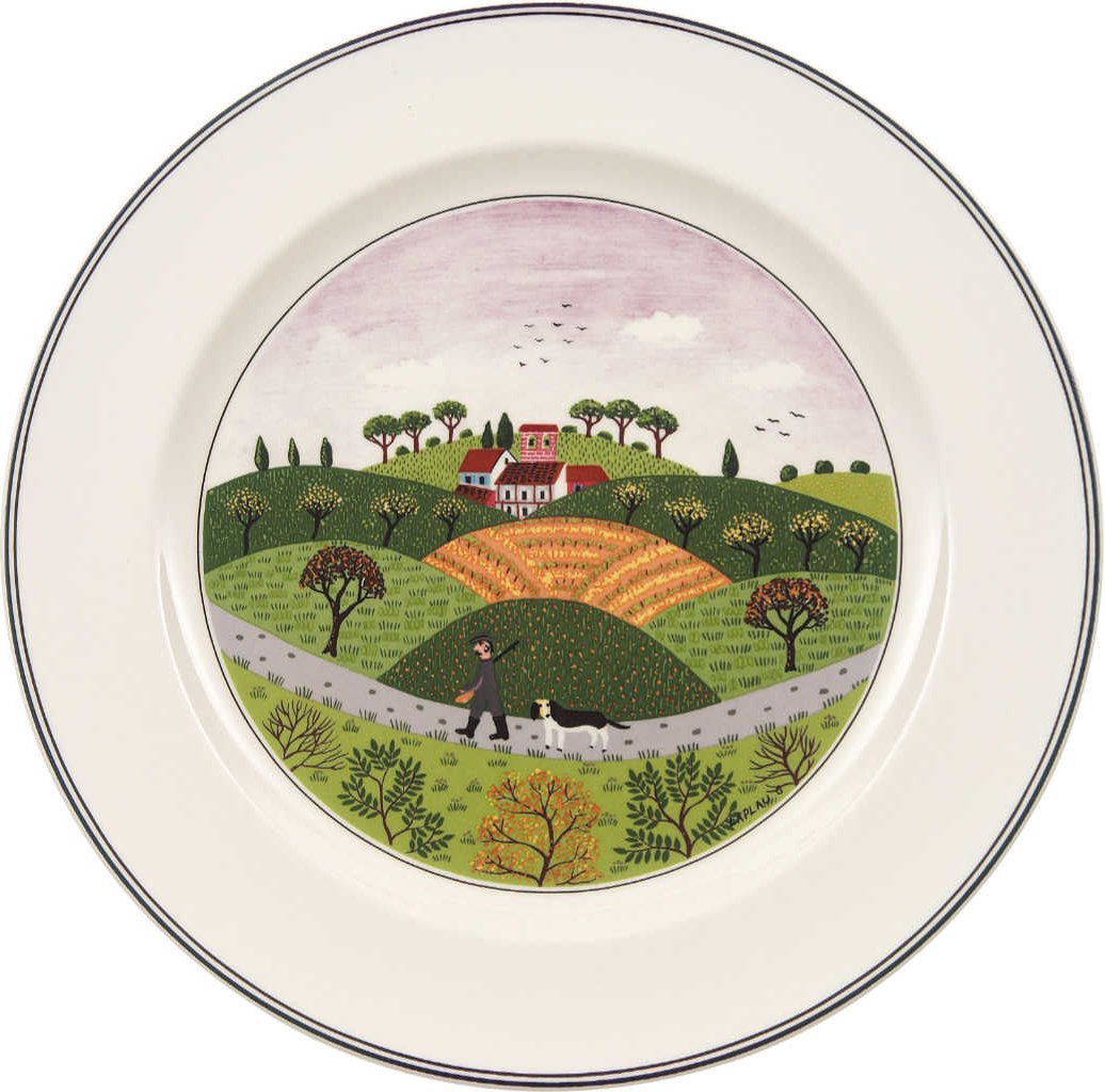 Villeroy & Boch Design Naif Frühstücksteller Jäger 21 cm