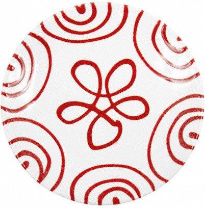 Gmundner Keramik Rotgeflammt Kaffee-/Tee-Untertasse Cup d: 15 cm / h: 2,5 cm