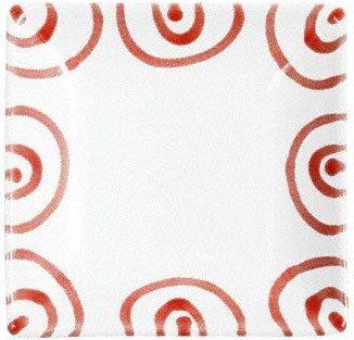 Gmundner Keramik Rotgeflammt Snackschale 11x11x2,8 cm