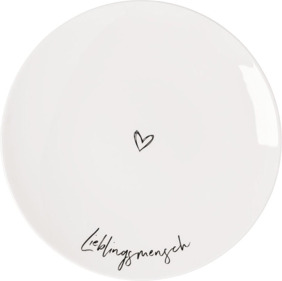 Villeroy & Boch Statement Frühstücksteller - Lieblingsmensch 21 cm