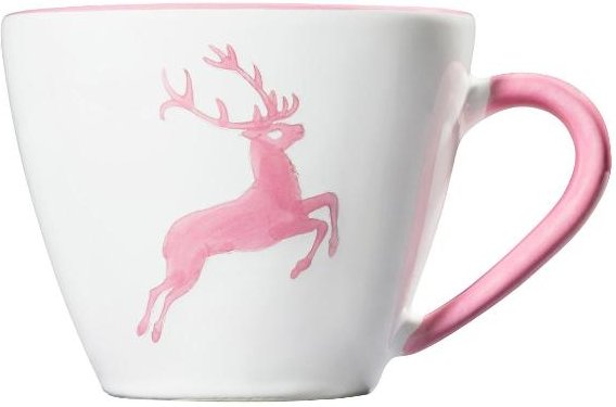 Gmundner Keramik Rosa Hirsch Kaffee-Obertasse Gourmet 0,2 L