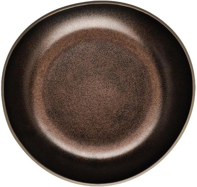 Rosenthal Junto Bronze - Steinzeug Teller tief 22 cm