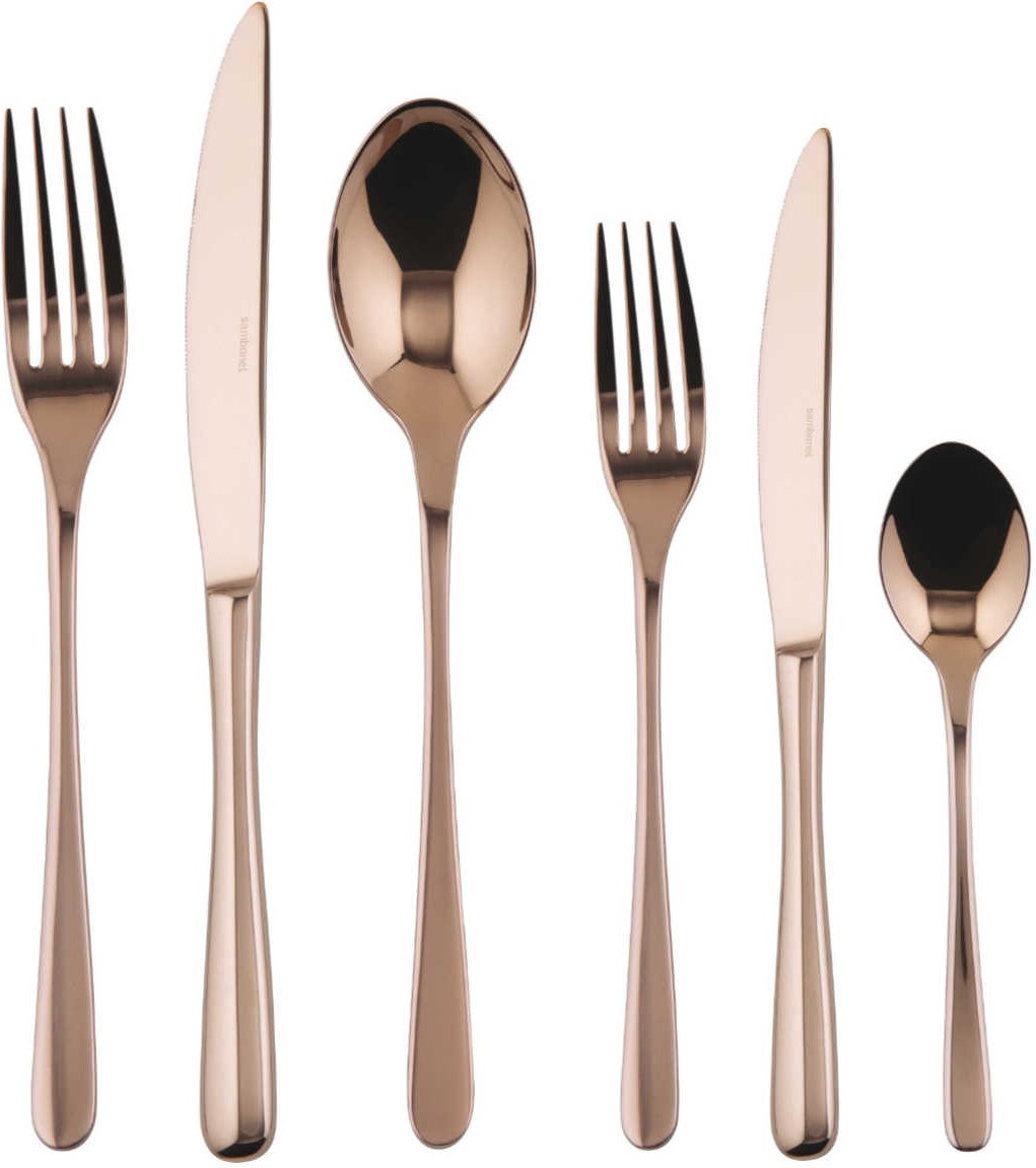 Sambonet Taste - Edelstahl / PVD Kupfer Besteckset 36-tlg.