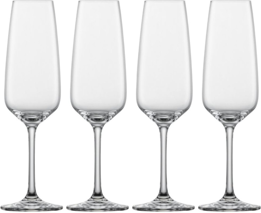 Schott Zwiesel Tulip Sektglas mit Moussierpunkt Set 4-tlg. 0,38 L