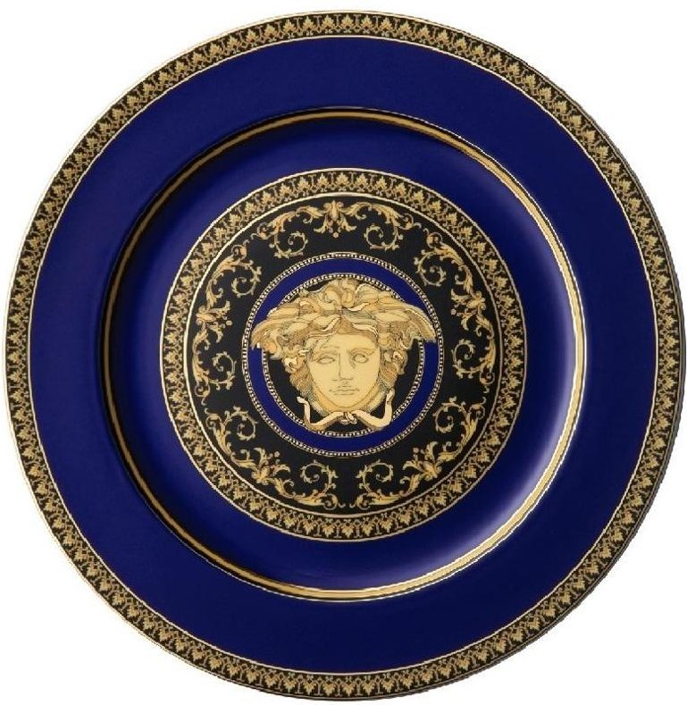 Rosenthal Versace Medusa blue Platzteller 30 cm