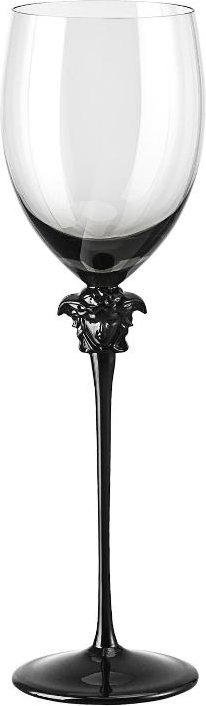 Rosenthal Versace Medusa Lumiere Haze Rotwein Glas grau 476 ml / h: 28 cm