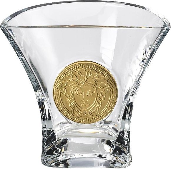 Rosenthal Versace Medusa Madness Vase Glas Clear 18 cm
