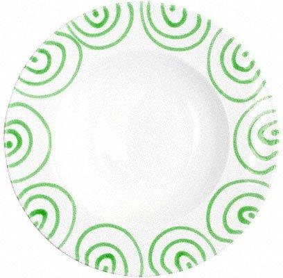 Gmundner Keramik Grüngeflammt Pastateller Gourmet d: 29 cm / h: 4,5 cm