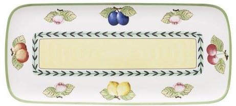 Villeroy & Boch Charm & Breakfast French Garden Kuchenplatte eckig 35x16 cm