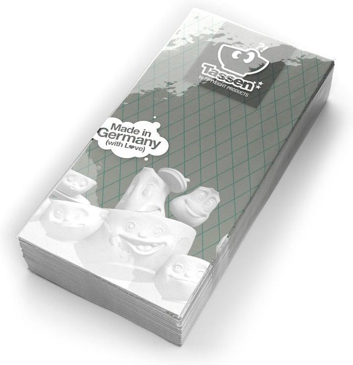 TV Tassen Servietten Buffet 'Frankfurter Girlande' 33x33 cm 16 Stück