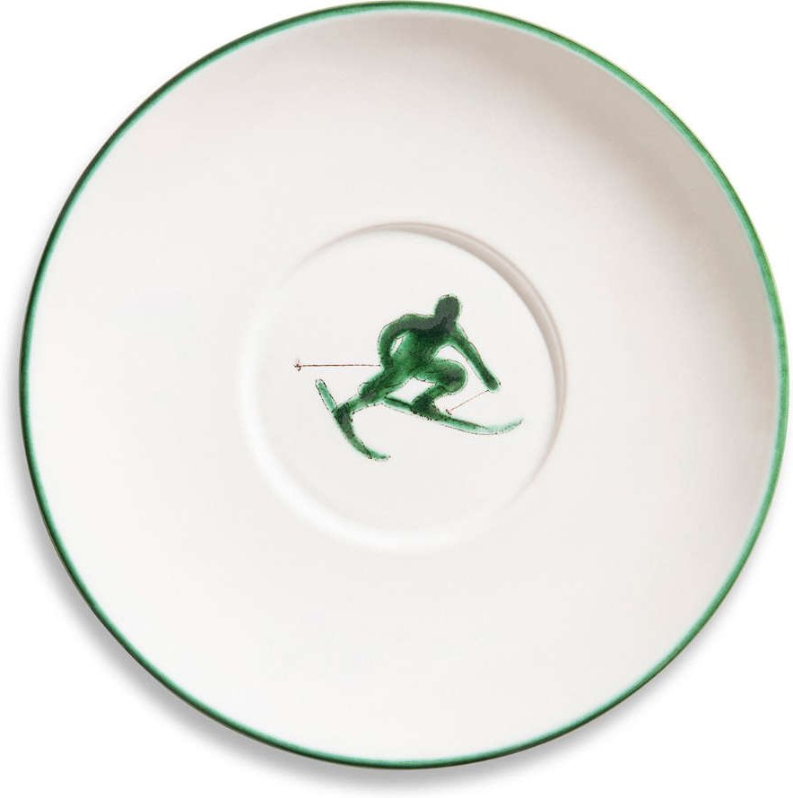 Gmundner Keramik Toni Grün Tee-Untertasse Maxima 18 cm