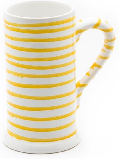Gmundner Keramik Gelbgeflammt Bierkrug Form-A Klein 0,3 L / h: 14 cm