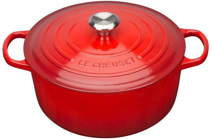 Le Creuset 'Bräter Signature rund' Bräter rund kirschrot 26 cm / 5,3 L