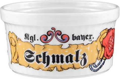 Seltmann Weiden Compact Bayern Pastetennapf 'Schmalz' 9 cm