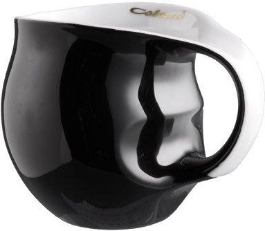 Thumbnail - Luigi Colani Porzellan Ab ovo Black & White Kaffeebecher black 0,28 L