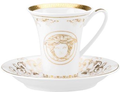 Rosenthal Versace Medusa Gala Gold Espresso-/Mokkatasse 2-tlg. 0,09 L