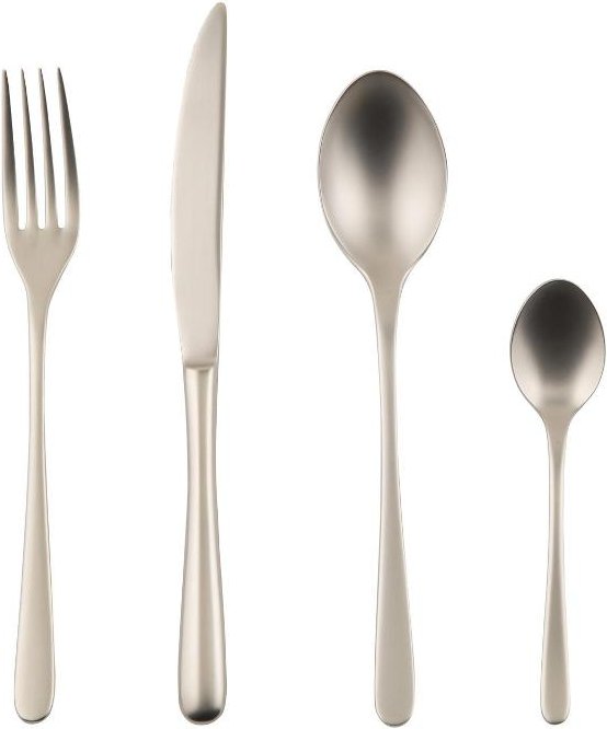 Sambonet Taste Antique - Edelstahl / PVD champagnerfarben Besteckset 24-tlg. Vollheft / Monoblock