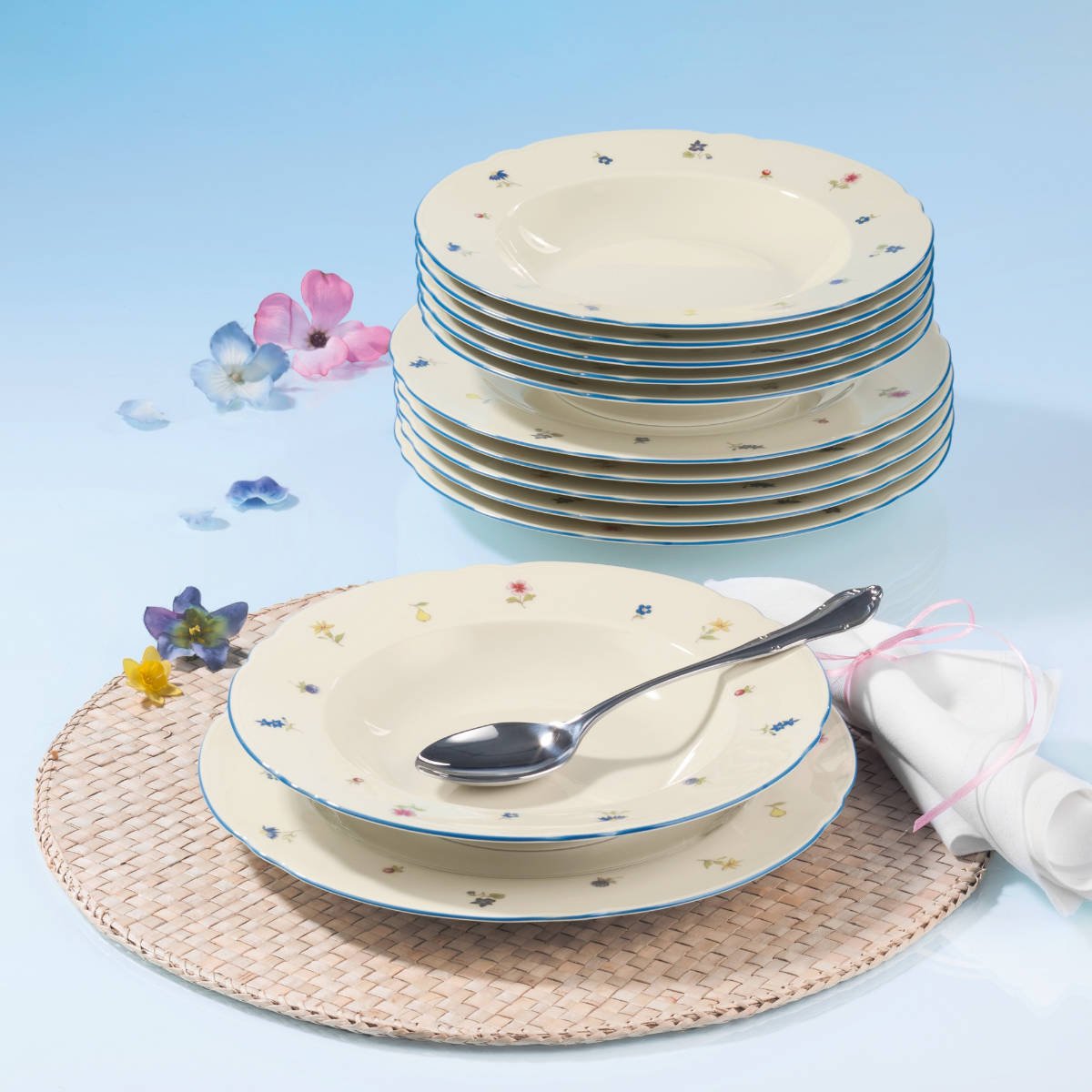 Seltmann Weiden Marie-Luise Streublume Tafelset 12-tlg.