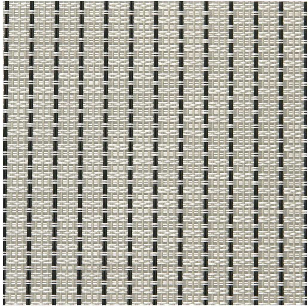 Sambonet Linea Q Tischsets Tischset 1 tlg. nadelstreifen weiß/schwarz 42x33 cm