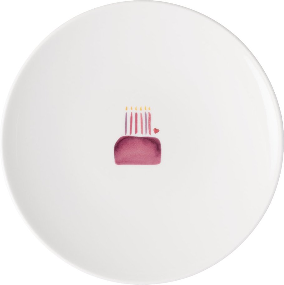 Villeroy & Boch With Love Frühstücksteller Happy Birthday 21 cm
