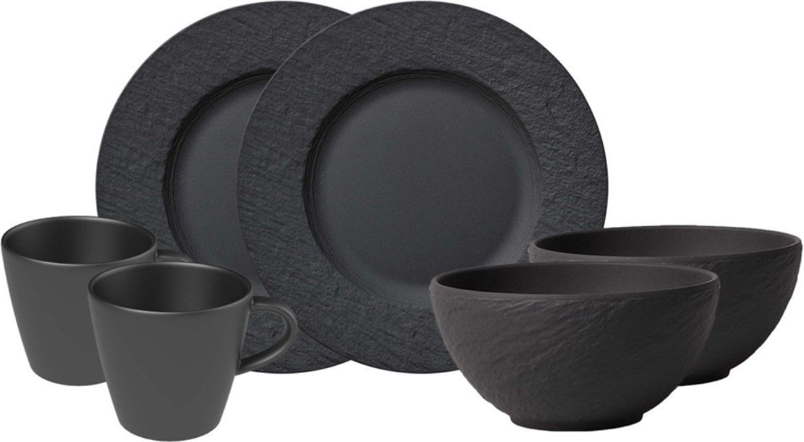 Villeroy & Boch Manufacture Rock Frühstücksset 6-tlg.