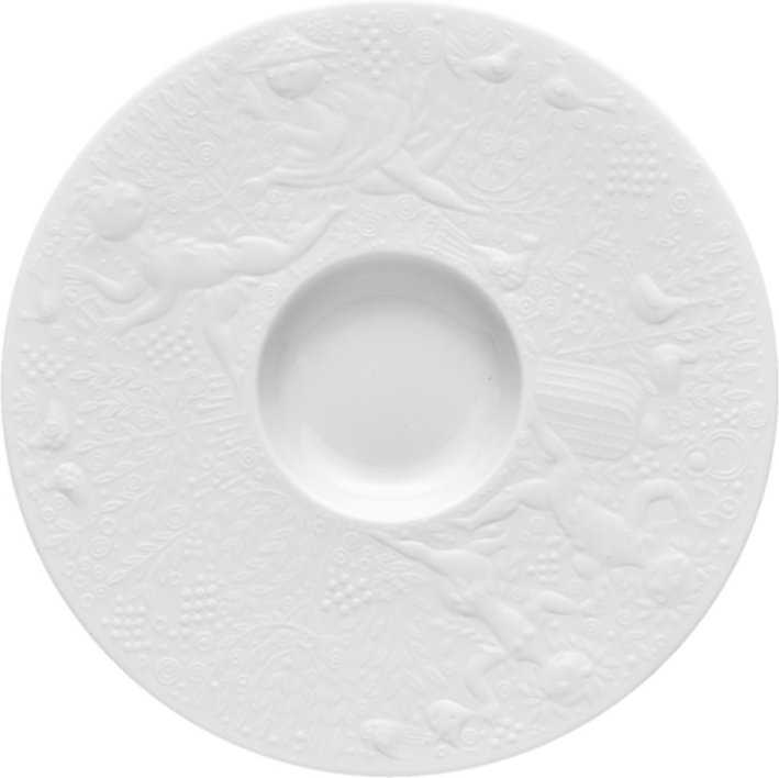 Rosenthal studio-line Zauberflöte Weiß Kaffee Untertasse 15,5 cm