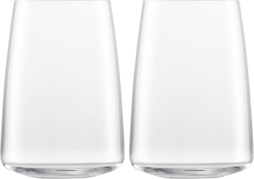 Zwiesel Glas Simplify Allround Becher Glas Set 2-tlg. 0,53 L