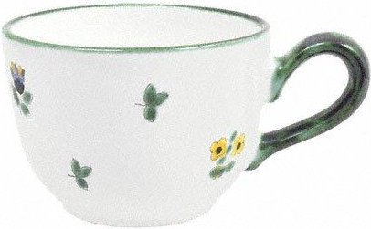 Gmundner Keramik Streublumen Kaffee Obertasse glatt 0,19 L