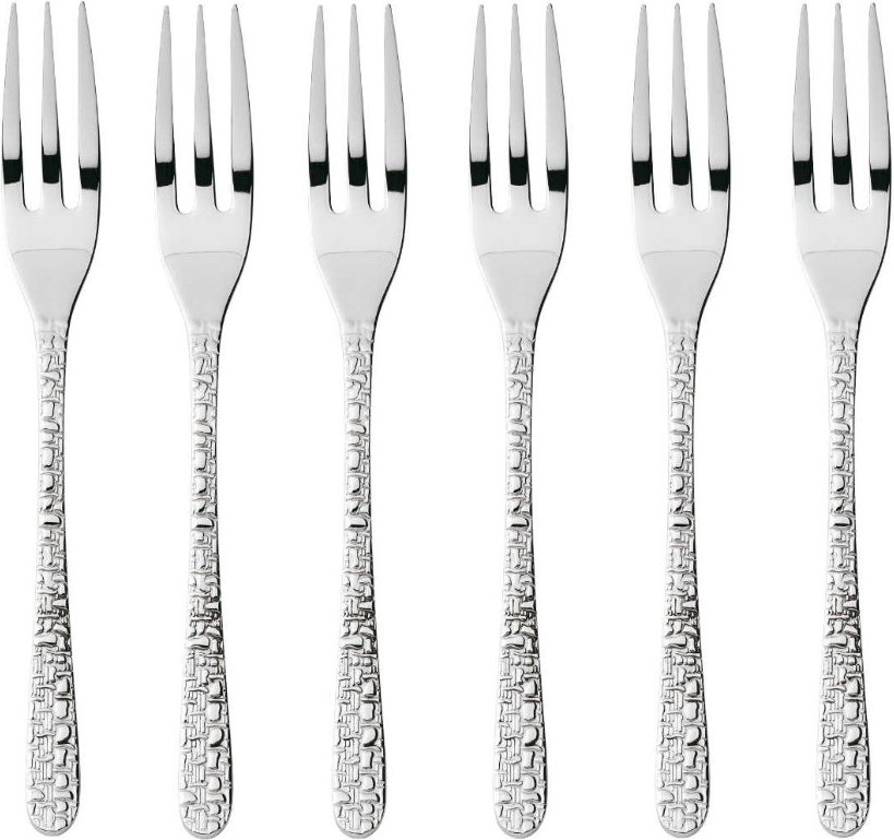Sambonet Venezia Edelstahl 18/10 Kuchengabel Set 6-tlg.