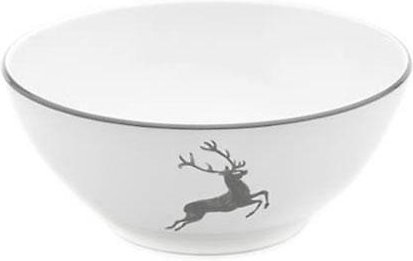Gmundner Keramik Grauer Hirsch Schüssel d: 23 cm / 1,5 L