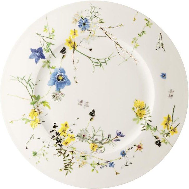 Rosenthal Brillance Fleurs des Alpes Platzteller Fahne 33 cm