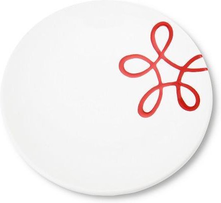 Gmundner Keramik Pur Geflammt Rot Kaffee-/Tee-Untertasse Cup d: 15 cm / h: 2,5 cm