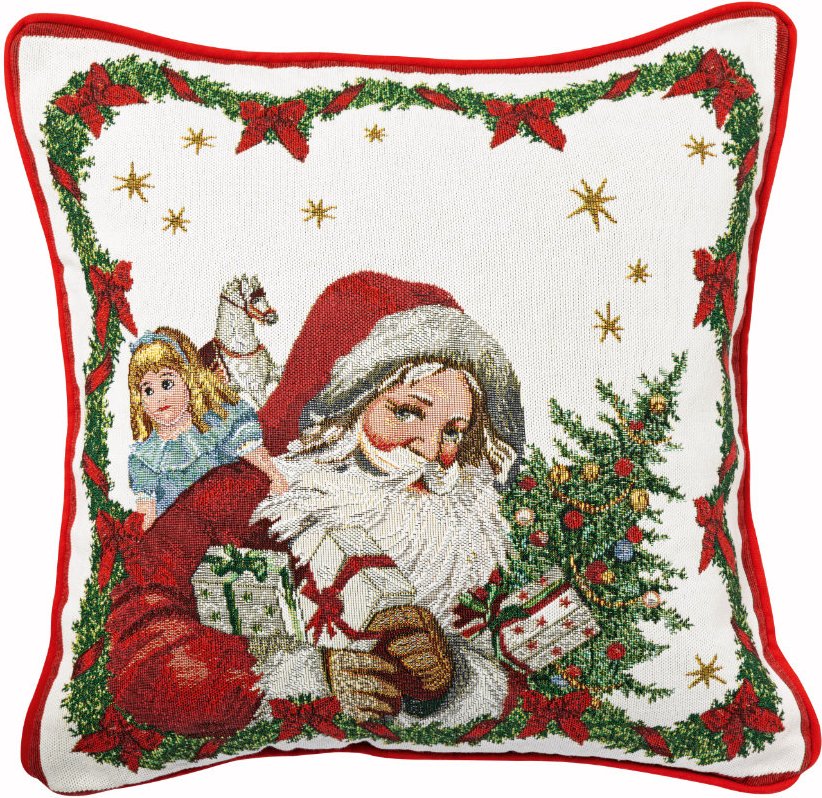 Villeroy & Boch Toy's Fantasy Gobelin Kissen Santa 45x45 cm