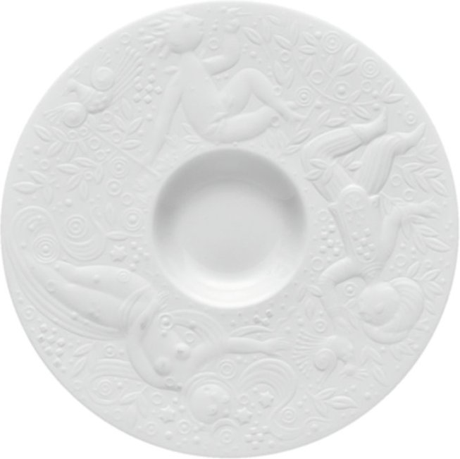 Rosenthal studio-line Zauberflöte Weiß Espresso Untertasse 12 cm