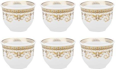 Rosenthal Versace Medusa Gala Set 6 Becher klein ohne Henkel 0,08 L