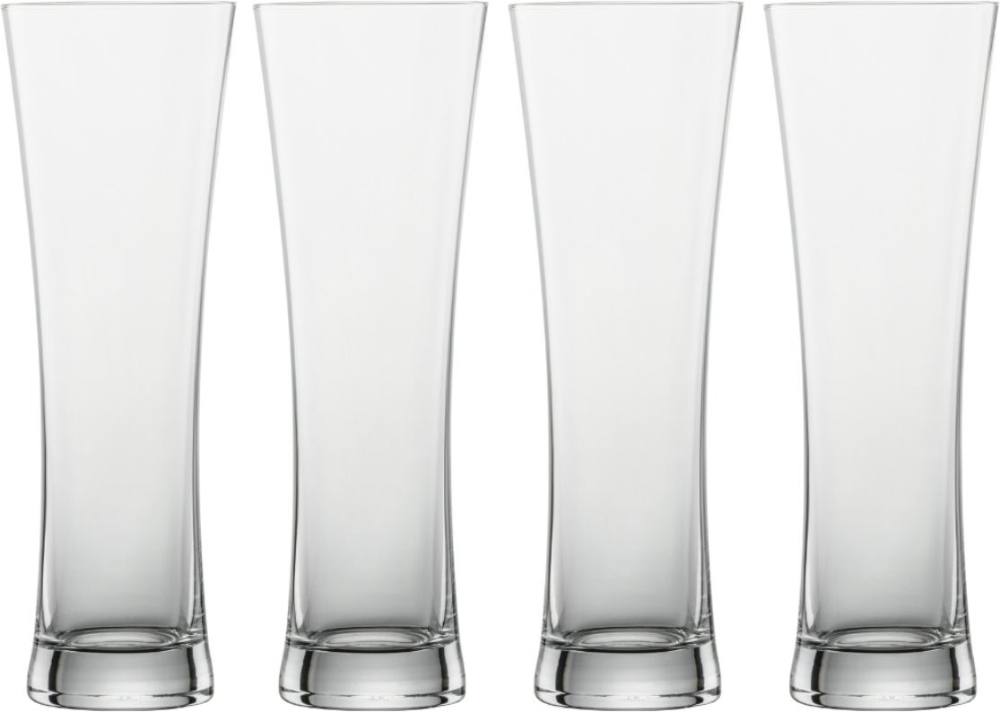 Schott Zwiesel Beer Basic Weizenbierglas mit Moussierpunkt Set 4-tlg. 0,7 L