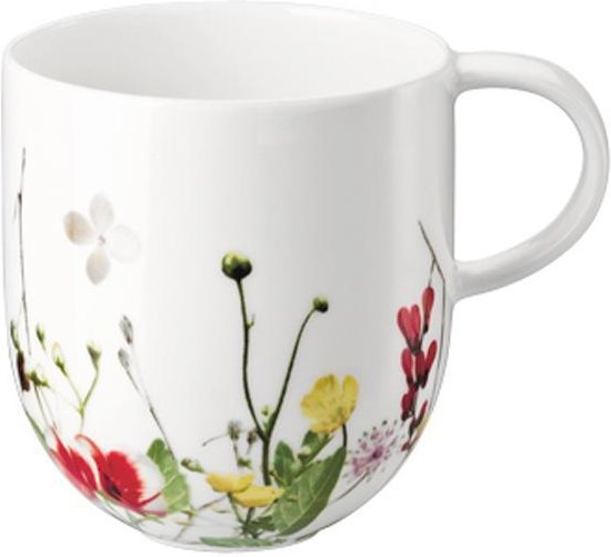 Rosenthal Brillance Fleurs Sauvages Becher mit Henkel 0,34 L